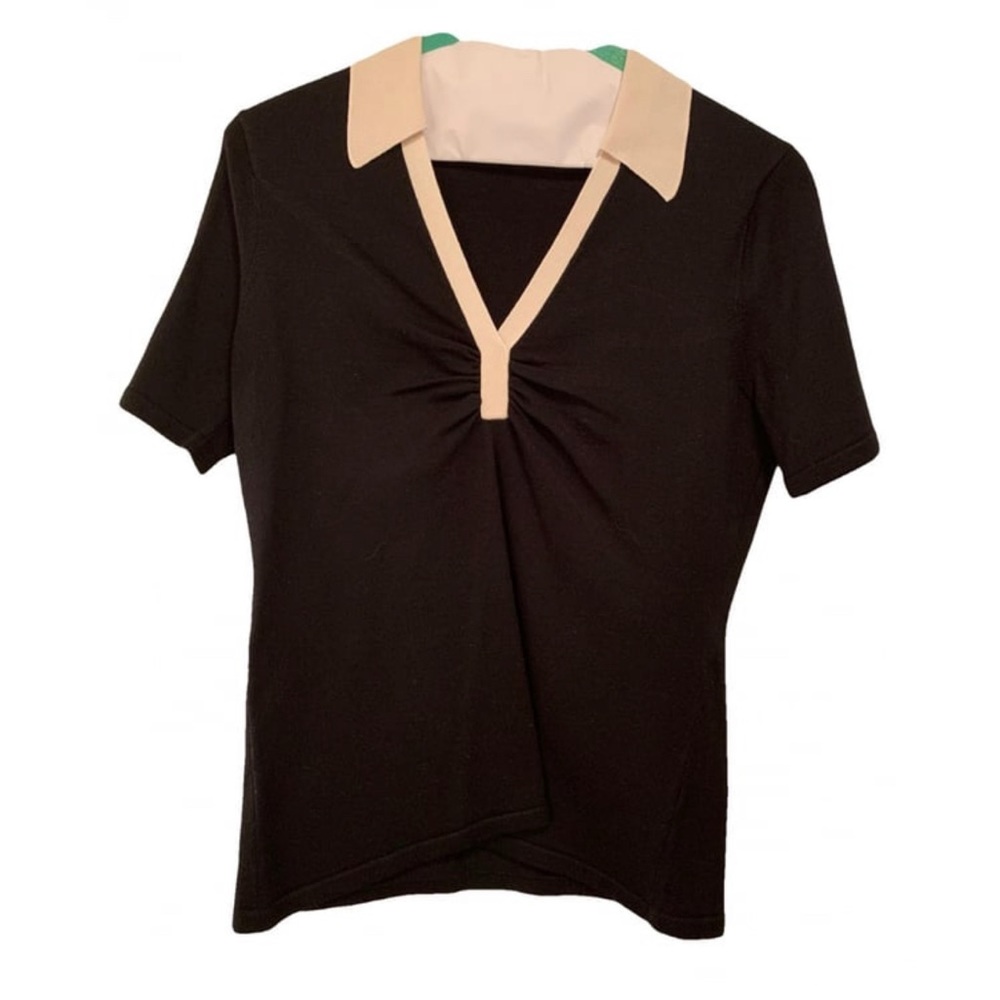 Lillie Rubin black silk sweater